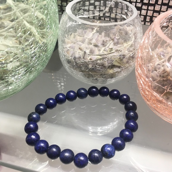 Lapis Lazuli Beaded Bracelet ✨Stone of Heaven✨ - Picture 4 of 5
